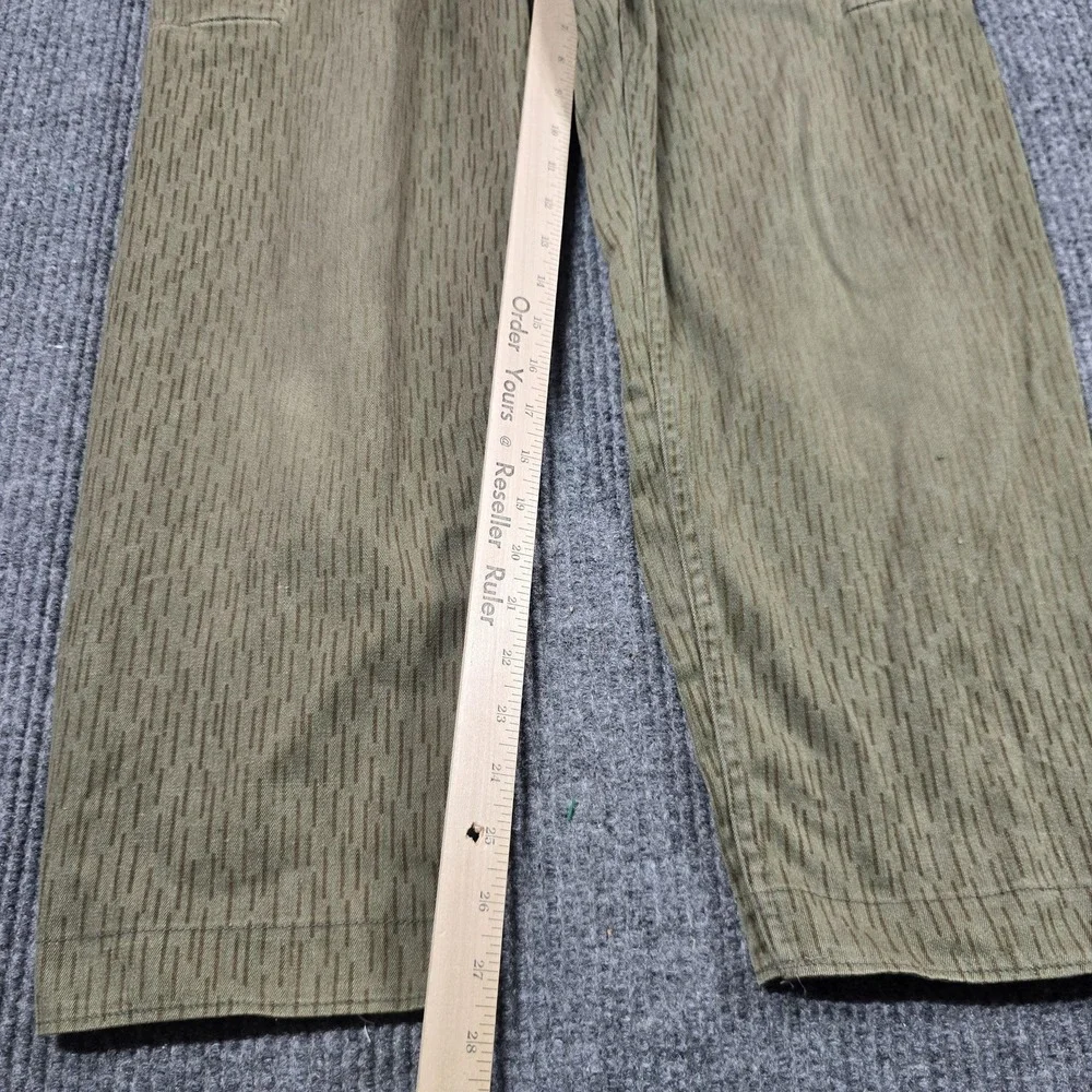 East German Army NVA Strichtarn Rain Camo Field Pants G44 28